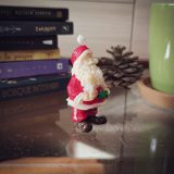 vela decoración papa noel